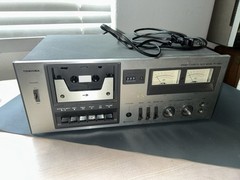 Toshiba PC-2460 Stereo Cassette Deck -Tested Working Vintage Japan