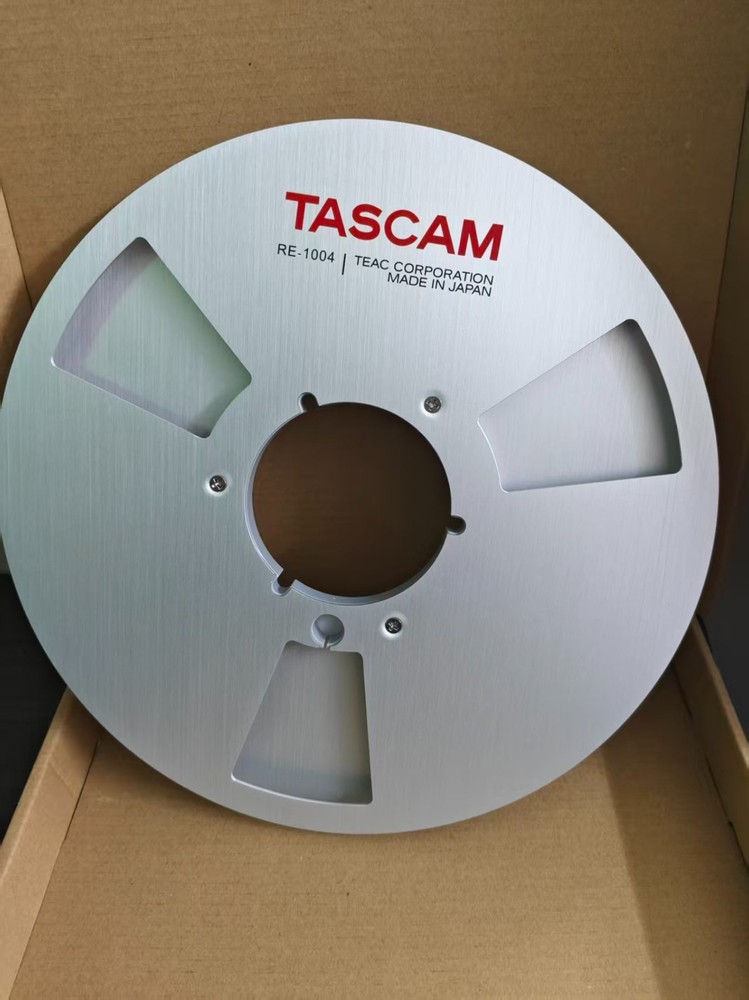 1 Silvery TASCAM 10.5” 1/4 Light Metal Aluminum Reel to Reel Tape Reel RE-1400