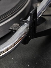 Sears Professional Series Model 28669 Belt Drive S-Type Arm Black Wood Turntable