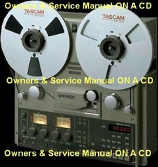TASCAM BR-20 REEL TO REEL OWNERS & SERVICE MANUAL CD FREE SAME DAY SHIPPING