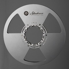 Studevox 10.5″ Polished Silver Aluminium Empty Tape Reel For Reel Tape Recorders