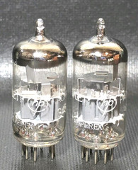Matched Pair HP / Amperex 6DJ8 ECC88 Vacuum Tubes Tested ON TV – 7