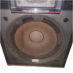 Vintage Sansui 3 Way Speaker System S-M99 85 Watts Sub Woofer Stereo Audio🔥