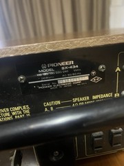 Vintage Pioneer SX-434 Stereo Receiver