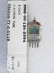 JAN 5670W GE NOS Vacuum Tube, TV-7D Tested – will combine shipping