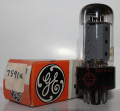 1 x National Electronics 7591A tube, Tested Excellent !