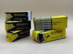 Vintage NEW Sylvania Vacuum Tube Lot 5U4GB 5AS4A 6DW4 6AX4GTB 7JZ8 – RE
