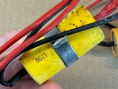 NOS Vintage TVA-2515 Sprague Atom Paper Capacitor 20 + 20 uf 250v Firecracker