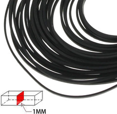Recorder Rubber Belts, Mix Cassette Repair Maintenance Rubber Square Belt 40-135