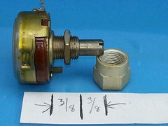 ALLEN BRADLEY AB 2 MEG OHM POTENTIOMETER 311-042 6453 TYPE J POT 2 W
