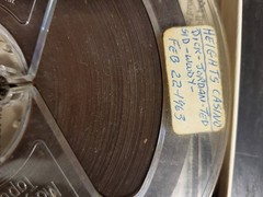 45 Recording Tape Lot Music TV Dorsey Goodman Reels Case Vintage Unknown
