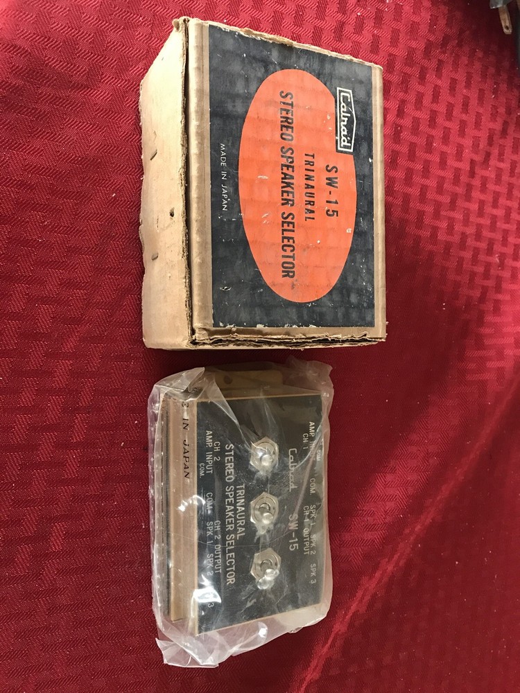 Calrad Stereo Speaker Selector Control Box