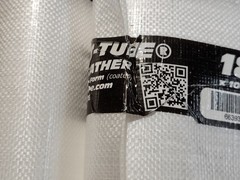 Fast-Tube 18-inch Diameter x 100 FT Roll All Weather Utility Clear Column Form
