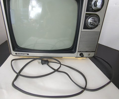Rare MGA Mitsubishi BS 1211 Vintage TV Television Receiver Works “white” READ