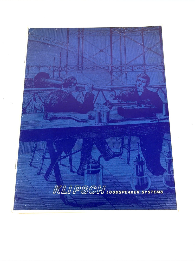 Vintage Klipsch Loudspeaker Systems Brochure from the 1950s or 1970s