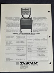 ✨TEAC/TASCAM✨SERIES 70 TAPE DECK MODEL 5/10 CONSOLE 1974!