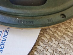 Vintage Cletron C4-209 Cathedral 12″ Coaxial Speaker Woofer Full Range Tweteer