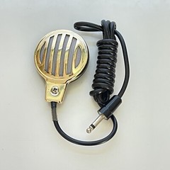 VTG 60s Made In Japan Clip On Microphone Portable Mic 3.5mm Aux Plug