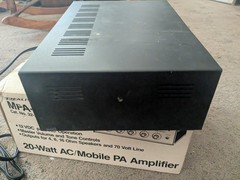 Vintage Realistic MPA-20 Solid State PA Amplifier Model 32-2020B