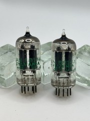 Pair Tested Sylvania JAN 5814A / LONG PLATE / O GETTER