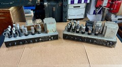 2 Northern Western Electric Mirrophonic R4049A MONOBLOCK 6L6 tube Amplifiers