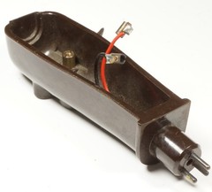 Original Garrard Type MPM2 3-Pin Stereo Headshell Clean & Complete Brown