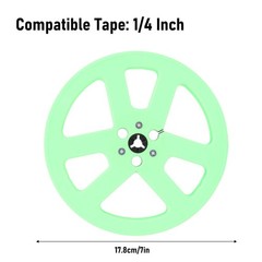 1/4 7 Inch Empty Tape Reel Fit For Reel To Reel ABS Universal Open Ree HPLZ