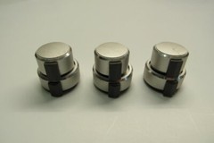 1 ONLY TEAC X-300 X-300R 2-PART MIC LINE OUTPUT CONTROL KNOB