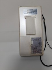 Vintage Sony FD-20A Flat Black And White TV Watchman As Is For Repair