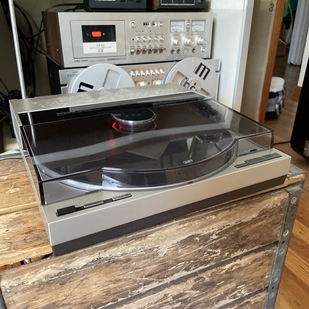 Technics SL-7 Fully Auto. DD Linear Turntable Tested w/ A.T. Stylus! See Video!!