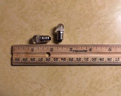 (6)WARM WHITE 6V 8V FROSTED LED SCREW BASE #40 #46 BULB Pioneer SX-700T SX-6000