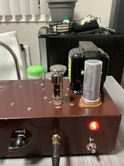Tube Headphone Amplifier Custom Hand made, Including Headphones!