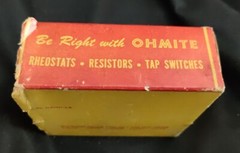 NOS Vintage- Ohmite “Little Devil” 0.18M (180K) Ohm 2 Watt Resistor – Read