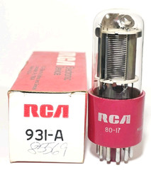 1 NOS RCA 931 / 931A Photomultiplier Vacuum Tube NEW IN BOX