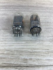 Vintage Vacuum Tubes Boxed RCA & Westinghouse 12AU7A ECC82 Clear Top Untested