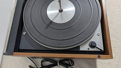 DUAL 1229 Turntable Ch21 Folding Dust Cover Walnut Auto Stop Start Shure M91ED