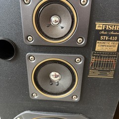 Set Fisher stv-410 Speakers, Vintage Complete Tested Great sound.