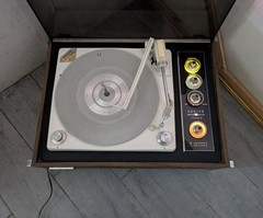 (SOLD AS IS) Vintage Zenith Circle of Sound Record Player Turntable