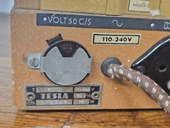 1950’s VINTAGE TUBE AMPLIFIER KZ8 TESLA 513000, made in CZECHO-SLOVAKIA *8W_100V