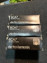 Lot of 3 Electro-Harmonix 6CA7 Electon Tubes Russia