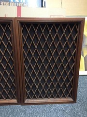 Pioneer Model CS-55 Vintage Standing Wood Grain Speakers