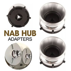 NAB Hub Adapters 1 Pair-10 Inch Opener Aluminium Alloy For Reel To Reel Tape