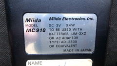 Miida MC 918, Very Early (1976) and Rare Calculator, Japan, Looks & Works Great