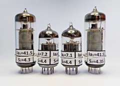 6P1 pair + 6N1 pair (4pcs) Matched & Balanced TUBES Upgrade Nobsound 6P1/6N1 amp