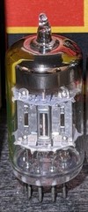 Marconi Silver Plate ECC83 12AX7 Tube Tested EX+ Gm/Emissions E83CC Like Mazda