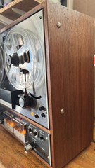 TEAC A-4010S Automatic Reverse Reel to Reel Tape Recorder Tested AR-40S Amp