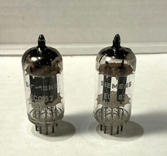 Pair NOS Siemens 12AX7/ECC83 Tubes ~ MATCHED PAIR