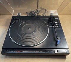 Kenwood KD-54R Vintage Direct Drive Vinyl Audiophile Turntable Tested Working