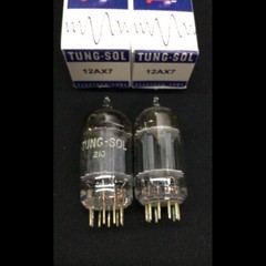 NICE PAIR TUNG SOL JTL 12AX7 ECC83 Square Getter Vintage VACUUM TUBES 10.9828