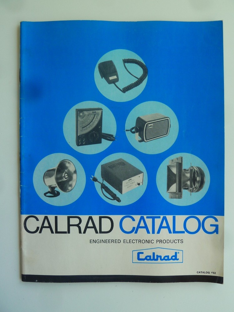 Vintage CALRAD ELECTRONICS Catalog #52